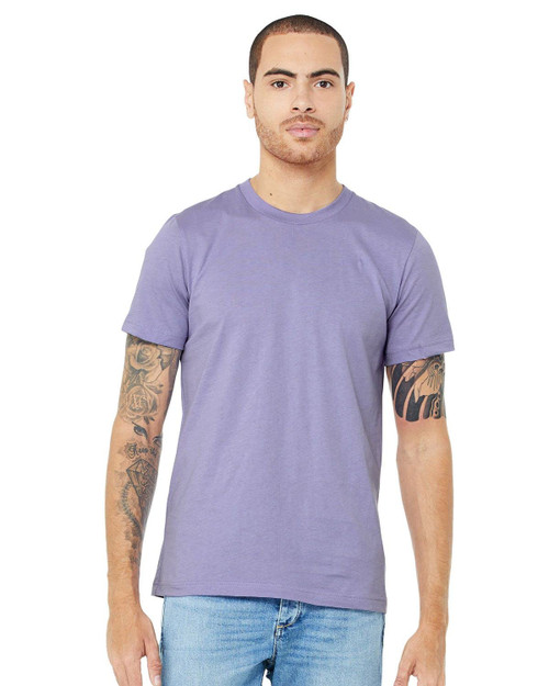Bella + Canvas Unisex Jersey T-Shirt - DARK LAVENDER - L