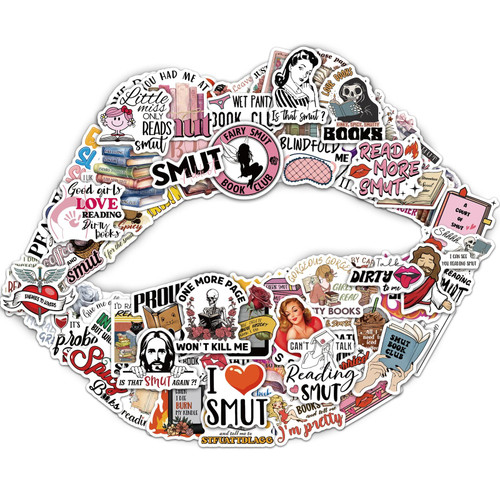 62 PCS Smut Stickers, Spicy Smutty Book Stickers, Kindle Stickers, Bookish Stickers, Reading Stickers, Booktok Stickers for Water Bottles, Laptops, Bookish Gifts for Adults Readers 62 PCS Smut Stickers, Spicy Smutty Book Stickers, Kindle Stickers, Bookish Stickers, Reading Stickers, Booktok Stickers for Water Bottles, Laptops, Bookish Gifts for Adults Readers