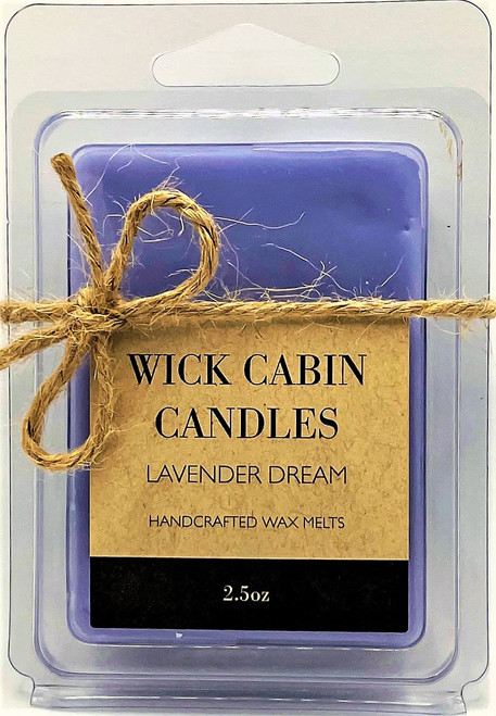 Lavender Dream - - Long Lasting - Rustic Style - Handcrafted Custom Soy Blend Wax Melts (Lavender Dream)