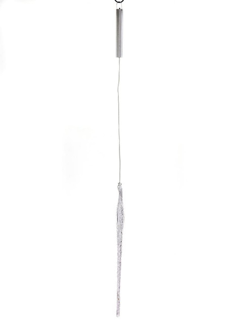 Giftcraft 683235 Christmas LED Icicle Decorative Ornament, 14.17-inch Length, Small, Glass