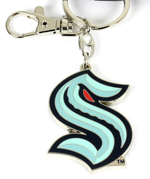 NHL Seattle Kraken Heavyweight Keychain, Team Color, One Size (NHL-KT-091-35)