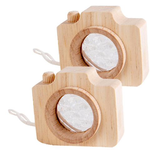 2pcs Children's Kaleidoscope Kids Kaleidoscope Camera Baby Camera Toy Miniature Mini Prism Toy Kaleidoscope Camera Toy Kaleidoscope Camera Lens Children Toys Wooden Nordic Wind Net