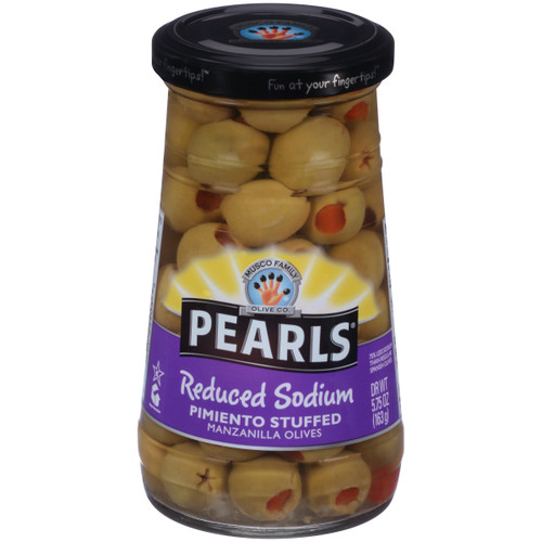 5.75 oz. Reduced Salt Pimiento Stuffed Manzanilla Olives