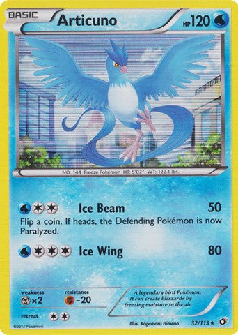 Pokemon - Articuno (32/113) - Legendary Treasures - Holo
