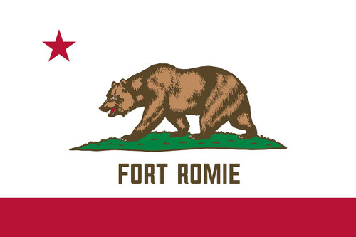 Fort Romie California Flag Sticker Decal Mega Deal | 7 Stickers | Waterproof | UV Fade Resistant