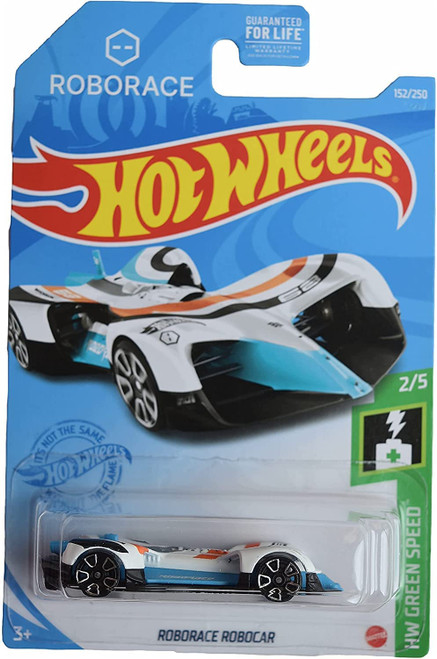 Roborace Robocar, [White] 152/250 Green Speed 2/5