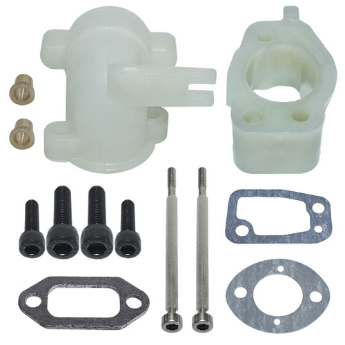 Intake Elbow Manifold For Husqvarna 61 272 Carburetor Muffler Bolt Chainsaw Part , Carburetor Bolt , Muffler Screw , Intake Manifold , Intake Elbow , Intake Gasket , Carburetor Gasket