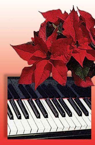 Music Treasures Poinsettia & Keyboard Recital Program Blanks - Pack of 25