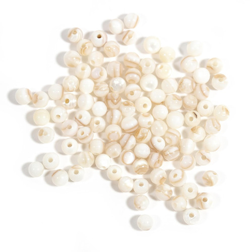 100PCS 4mm Natural White Mother of Pearl Shell Beads - Beads for Bracelets Making, Beads for Crafts, Natural Crystal Beads Stone Gemstone, Round Loose Gemstone Beads for Jewelry Making DIY Necklace 100PCS 4mm Natural White Mother of Pearl Shell Beads - Beads for Bracelets Making, Beads for Crafts, Natural Crystal Beads Stone Gemstone, Round Loose Gemstone Beads for Jewelry Making DIY Necklace