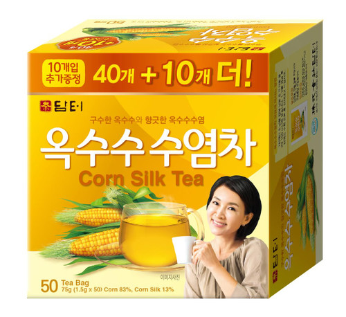 Corn Silk Tea Caffeine-Free Herbal Tea 50 Count (Pack of 1)