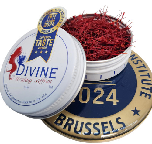 Saffron Threads - 100% Fresh, Pure Saffron from Afghanistan - Premium Award Winner Red Saffron Threads for Cooking Spanish Rice Paella & Risotto, Golden Milk, Tea & More - , 1g