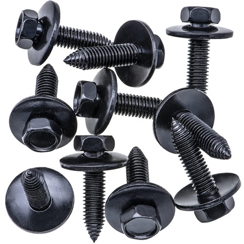 10pcs M8-1.25 X 30mm Metric Hex Head Sems Front Fender Bumper Body Bolts for GM 11501188 Oldsmobile Cutlass Salon Supreme Chevrolet Celebrity