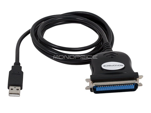 Monoprice USB to Parallel(CN36 Male / IEEE1284) Converter Cable - 6ft