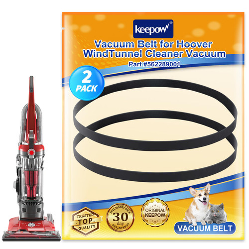 Vacuum Belt for Hoover 562289001 Windtunnel Vacuum Cleaner Model UH71250, UH74100, UH71255, UH72600, UH71215, UH71230, UH72630, UH70210, UH30600, Windtunnel 2, Windtunnel 3 (2 Pack)