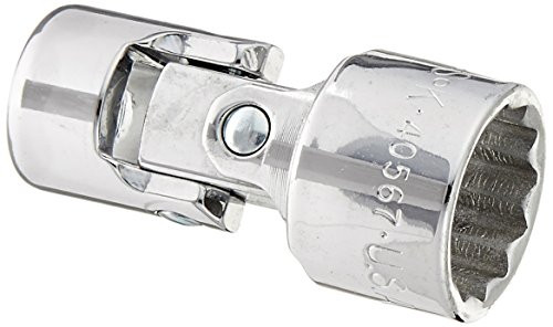 SK Hand Tool 40567 12 Point 17mm Drive Flex Socket, 3/8-Inch, Chrome