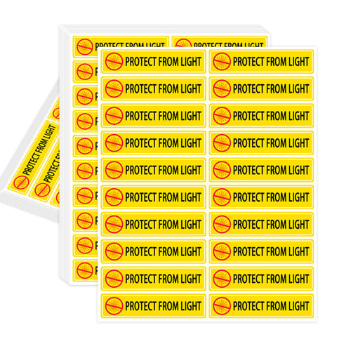 from Light Labels Stickers, 1.63 x 0.38 Inch Adhesive Veterinary Labels for Medication Instructions Medical Containers Pharmacies Hospitals(500 Pcs)