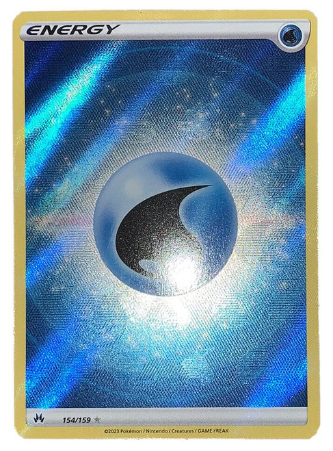 - Water Energy 154/159 - Crown Zenith - Ultra Rare Card - Textured