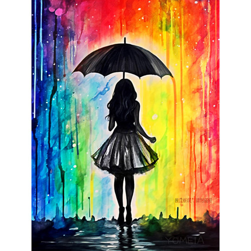 5D Diamond Painting Kits for Adults&Beginner Full Drill Girls Diamond Art Paint with Round Diamonds DIY Gem Painting Kit for Home Wall Decor(11.8x15.7in)