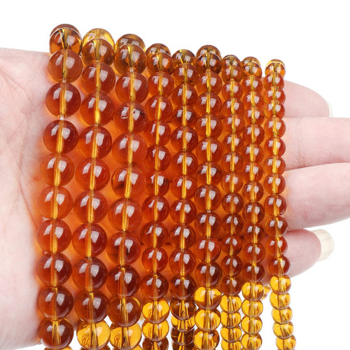 45pcs 8mm Natural Stone Beads,Gemstone Round Loose Beads for DIY Bracelet Necklace Earrings,Stone Beads for Jewelry Making(Amber Crystal) 45pcs 8mm Natural Stone Beads,Gemstone Round Loose Beads for DIY Bracelet Necklace Earrings,Stone Beads for Jewelry Making(Amber Crystal)