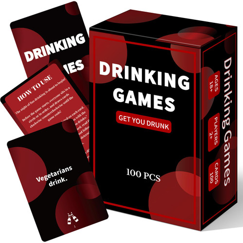 Drinking Games with 1 Box of Cards Fun Party Game for Adults Girls Night Drinking Game for Bachelorette Party Adults Birthday Wedding