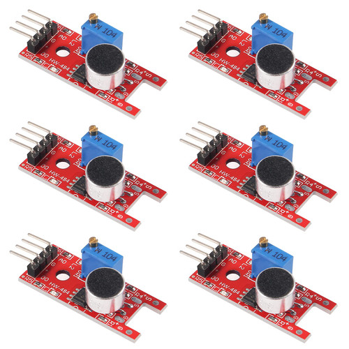 6pcs KY-037 4pin Voice Sound Detection Sensor Module Microphone Transmitter Smart Robot Car for arduino DIY Kit