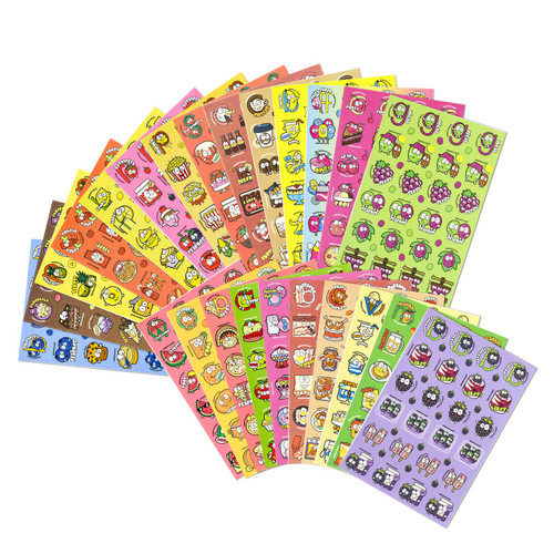 Scratch and Sniff Stickers, 576 Pieces Fruits and Foods Smelly Stickers, 24 Scents Sheets, 144 Designs, Reward Motivate Stickers for Kids, Teachers, Parents, Crafts, Party Favor, Christmas Gift