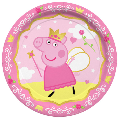 Princess Peppa Pig Plates 24ct - 7in Peppa Pig Cake Plates - Officially Licensed Peppa Pig Party Decorations - Peppa Pig Birthday Party Supplies - Peppa Pig Birthday Decorations Princess Peppa Pig Plates 24ct - 7in Peppa Pig Cake Plates - Officially Licensed Peppa Pig Party Decorations - Peppa Pig Birthday Party Supplies - Peppa Pig Birthday Decorations