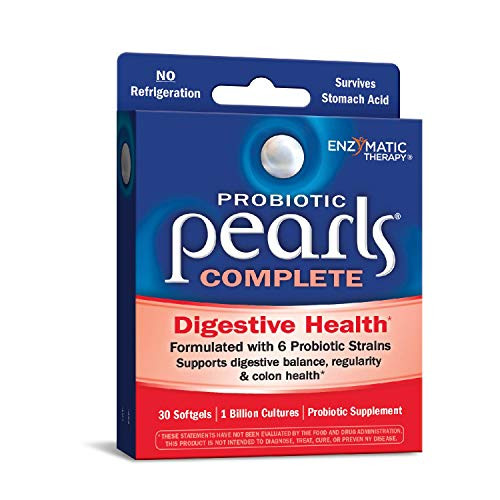Enzymatic Therapy Probiotic Pearls Complete Softgel, 30 Count