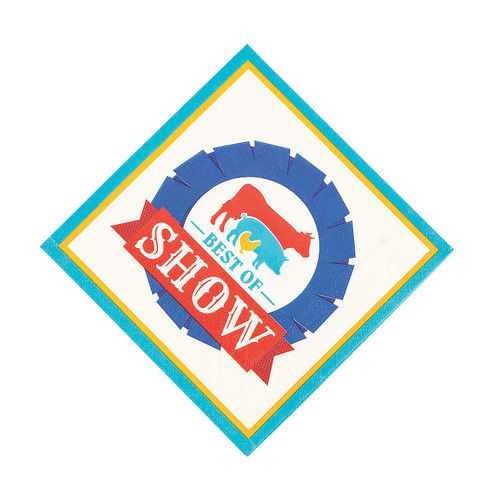 COUNTY FAIR LUNCH NAPKIN - Party Supplies - 16 Pieces