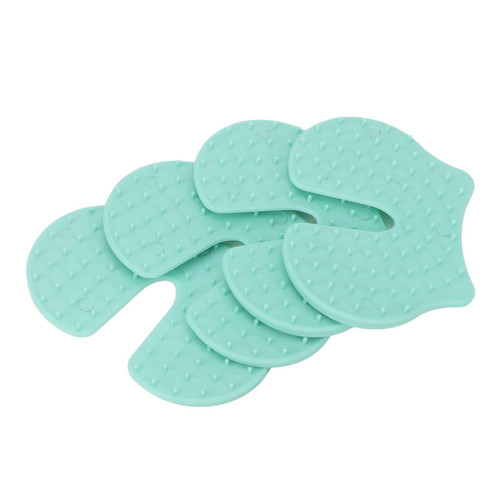 Shot Helper Pain Blocker Device, 4PCS Shot Pain Reducer Reusable Plastic Immunization Shooting Assist Blocks Shot Blocker Hurt Blocker Shot Buddy Shot Blocks for Kids Adults (Light Green)