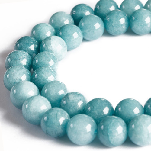 100pcs 6mm Blue Chalcedony Beads Natural Gemstone Beads Round Loose Beads for Crafting and Jewelry Making 100pcs 6mm Blue Chalcedony Beads Natural Gemstone Beads Round Loose Beads for Crafting and Jewelry Making
