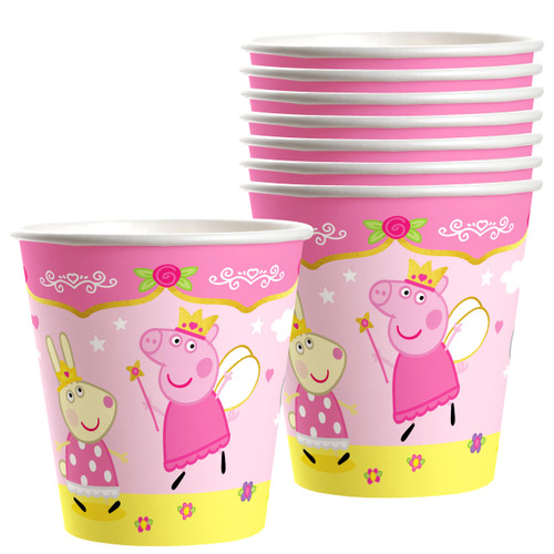Princess Peppa Pig Cup 8ct - 9oz Peppa Pig Cups - Officially Licensed Peppa Pig Party Decorations - Peppa Pig Birthday Party Supplies - Peppa Pig Birthday Decorations Princess Peppa Pig Cup 8ct - 9oz Peppa Pig Cups - Officially Licensed Peppa Pig Party Decorations - Peppa Pig Birthday Party Supplies - Peppa Pig Birthday Decorations