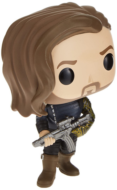 Pop! Marvel: Avengers Infinity War - Bucky Barnes with Weapon, Multicolor, Standard
