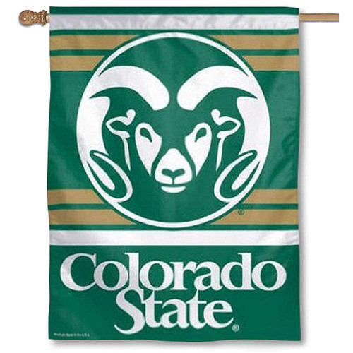 NCAA Colorado State Vertical Flag, 27" x 37"