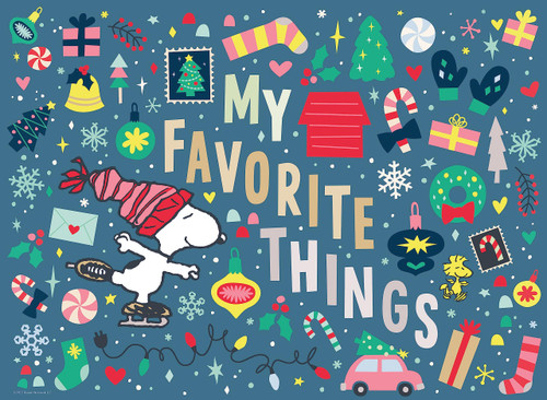 - Peanuts Holiday - Snoopy's Favorite Things - 100 Piece Jigsaw Puzzle