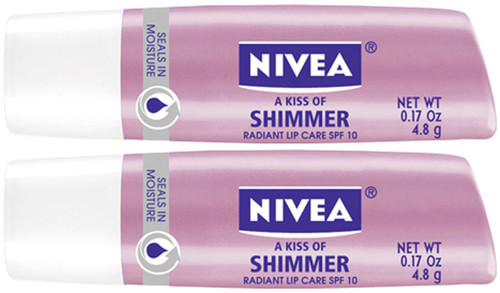 Lip Care A Kiss of Shimmer Lip Care Stick - Pearly Shimmer - 2 pk