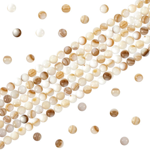 168pc White Pearl Beads for Jewelry Making, Mother of Pearl Shell Beads Round Loose Beads, Natural Gemstone Beads Stone Beads for Bracelets Necklace DIY Crafts 168pc White Pearl Beads for Jewelry Making, Mother of Pearl Shell Beads Round Loose Beads, Natural Gemstone Beads Stone Beads for Bracelets Necklace DIY Crafts