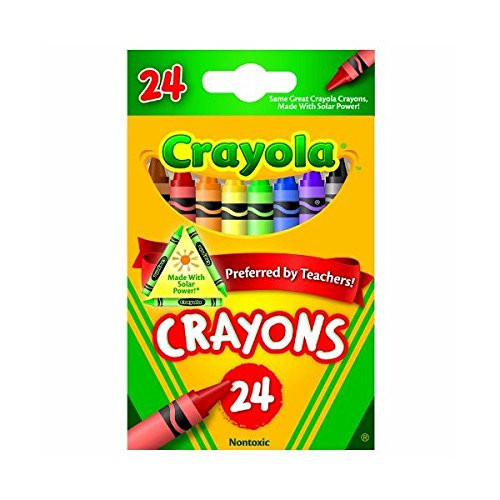 Crayons 24 Color Peggable