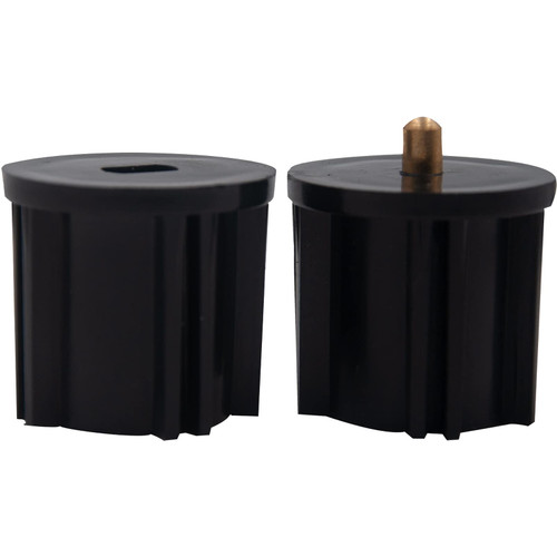 Universal Replacement Mounting Brackets of Exterior Sun Shades Roller up Blinds,Indoor/Outdoor (Black, 38mm Clutch Plug)