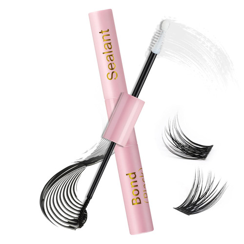 Lash Bond and Seal, Lash Glue, Lash Extension Glue, Bond and Seal Lash Glue, Eyelash Glue Strong Hold & Latex Free, Cluster Lash Glue Long Retention 72+ Hours Waterproof