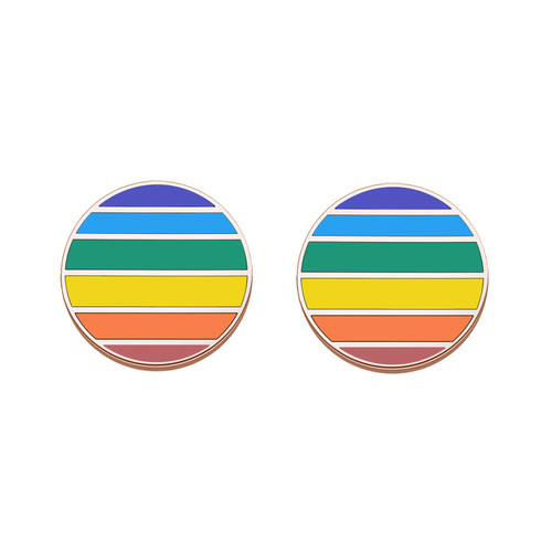 NC Rainbow LGBT Gay Lesbian Pride Stud Earrings Gay Pride LGBT Jewelry Lesbian Rainbow Pierced Stud Earrings Bisexual Pride Gift (earringRG) NC Rainbow LGBT Gay Lesbian Pride Stud Earrings Gay Pride LGBT Jewelry Lesbian Rainbow Pierced Stud Earrings Bisexual Pride Gift (earringRG)