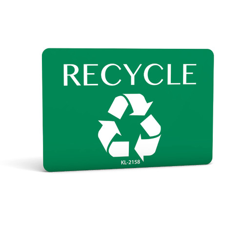 Recycle Labels - 500 3" X 2" Recycle Stickers - Recylcing Inventory and Handling Adhesive 500 Permanent Adhesive Labels Per Roll Made in The USA and Fully Biodegradable (1)