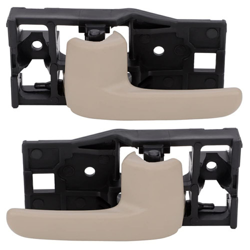 Interior Door Handle for 2000-2006 for Toyota for Tundra Beige 2pcs 69208-0C010-B1?81291?69207-0C010-E1?81290?