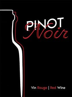 Pinot Noir Wine Bottle Labels: Bag of 30, 3.5 Inches by 5.5 Inches