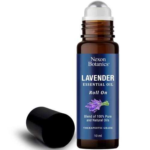 Lavender Essential Oil Roll-On Blend - Calming Lavender Oil Essential Oil Roll-On - Calmness & Relaxation - Lavender Oil for Skin Roll-On - 100% Pure, Natural, Prediluted - 10ml Lavender Essential Oil Roll-On Blend - Calming Lavender Oil Essential Oil Roll-On - Calmness & Relaxation - Lavender Oil for Skin Roll-On - 100% Pure, Natural, Prediluted - 10ml