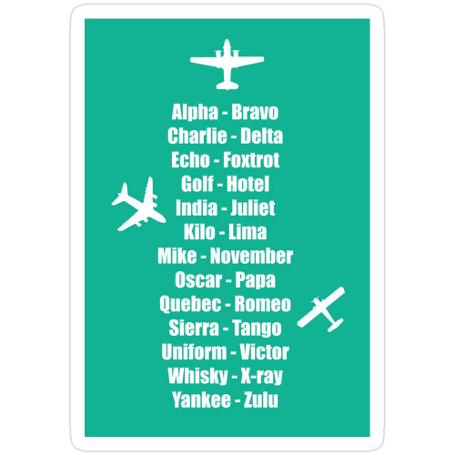 3 PCs Stickers Pilot Phonetic Alphabet Military Cadet Airplanes, Phonetic Sticker for Laptop, Phone, Cars, Vinyl Funny Stickers Decal for Laptops, Guitar, Fridge 3 PCs Stickers Pilot Phonetic Alphabet Military Cadet Airplanes, Phonetic Sticker for Laptop, Phone, Cars, Vinyl Funny Stickers Decal for Laptops, Guitar, Fridge