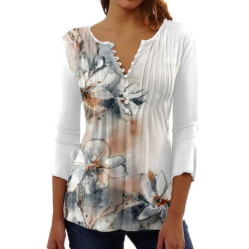 Women Floral Printed V Neck Shirts Pleats Short Sleeve Loose Blouse Tees Fashion Casual Flowy Hem T-Shirt Tops Long Sleeve Red Blouse for Women Women Shirts Button Print Long Sleeve Women Floral Printed V Neck Shirts Pleats Short Sleeve Loose Blouse Tees Fashion Casual Flowy Hem T-Shirt Tops Long Sleeve Red Blouse for Women Women Shirts Button Print Long Sleeve