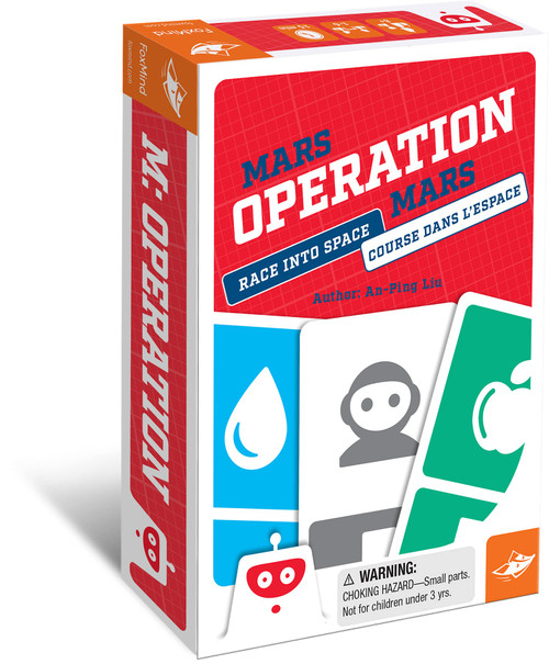Games: Mars Operation Game, A Logical Card Game with Robots in Space, Fun for Families and Friends, and can Also be Played Solo. for Ages 8 and up.