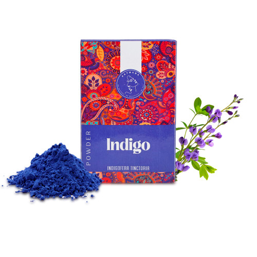 Indigo Powder | Indigofera Tinctoria| for Black & Natural Hair | Promote Hair Growth | Increases Hair Thickness | Works With Henna - 100g