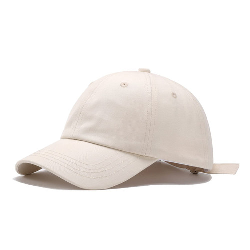 Low Profile Baseball Cap for Men Women - Cotton Dad Hat-Classic Adjustable Unconstructed Plain Hat (Beige)
